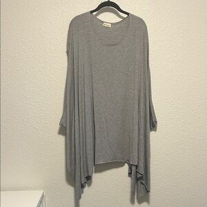 Three Bird Nest Charcoal Tunic Top